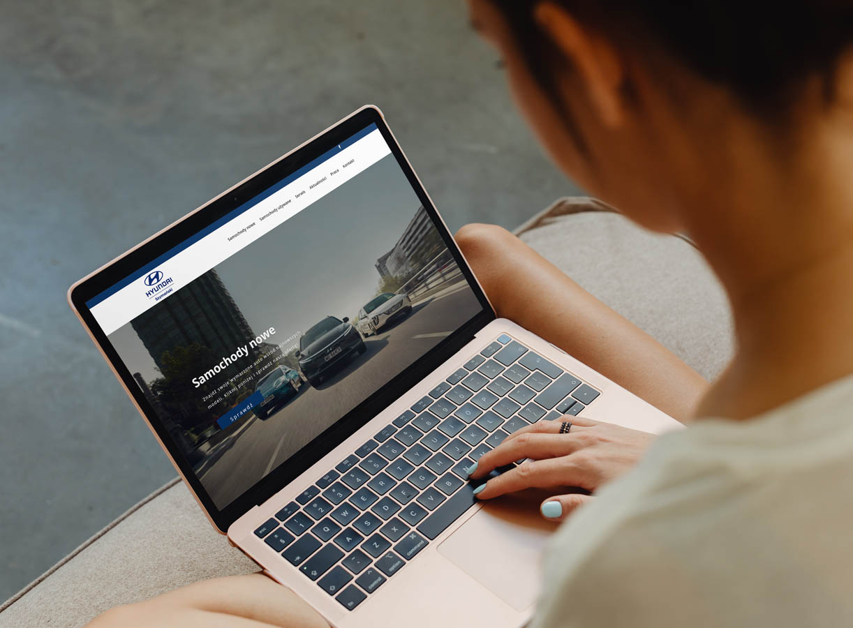 Auto Szymański, strona internetowa dla salonu samochodowego, projektowanie stron www